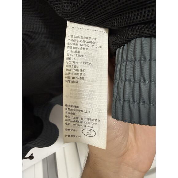 Abercrombie & Fitch Men’s S Water Resistant Windproof Bomber Jacket Gray Slate - Picture 7 of 8